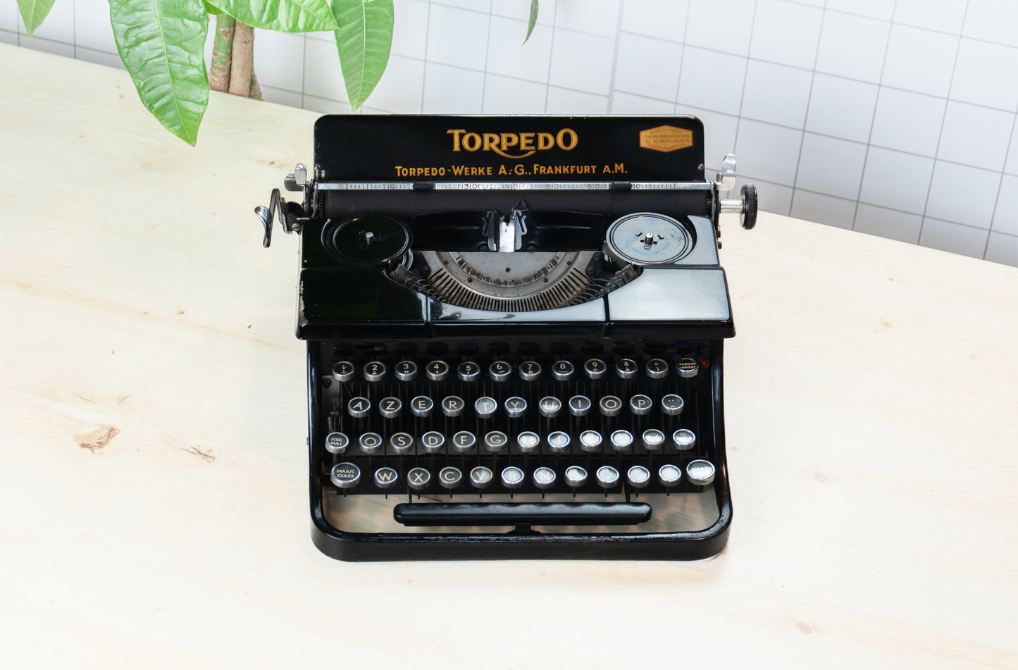 Working Torpedo NO 15a typewriter